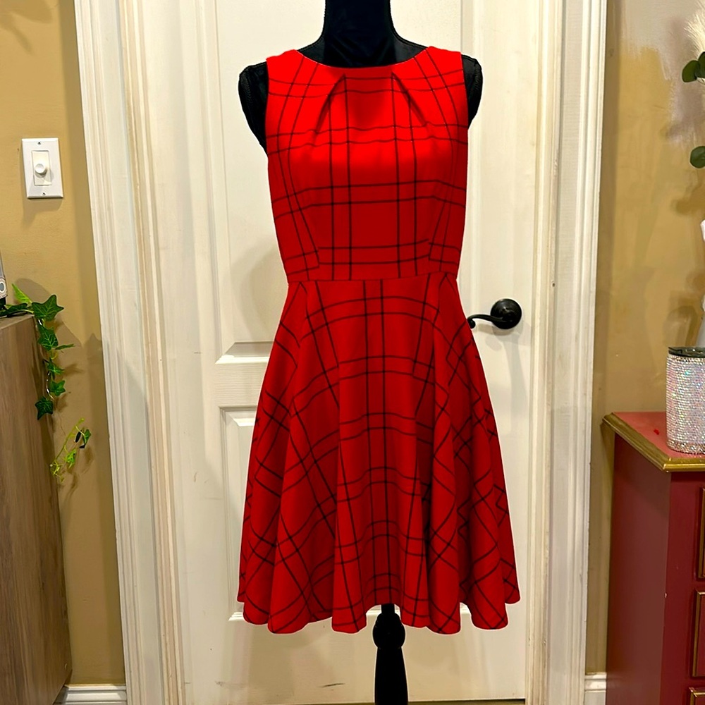 Cute simple red and black dress